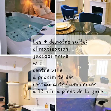Romantique Avec Jacuzzi Privatif- Centre De Roanne